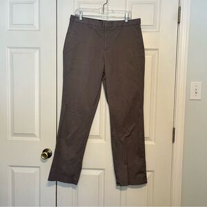Express Men's Gray Producer Dress Panes Waist 33 Length 32 Chinos
